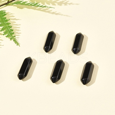 5Pcs Natural Obsidian Healing Stones G-FS0005-83I-1