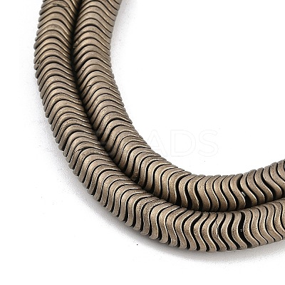 Electroplated Synthetic Non-magnetic Hematite Beads Strands G-H020-M01-A-1