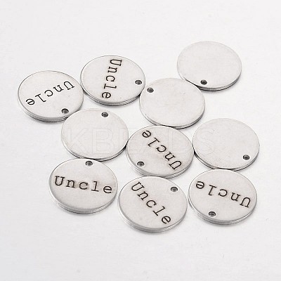 Non-Tarnish 201 Stainless Steel Pendants LS-STAS-O078-B08-1