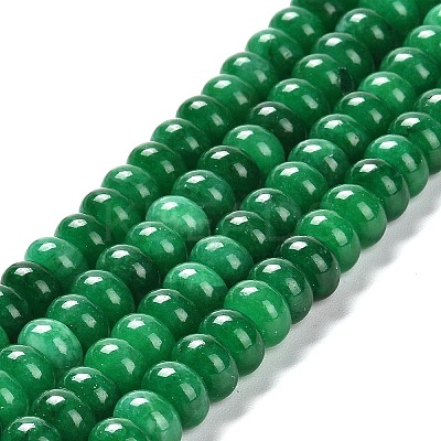 Dyed Natural White Jade Beads Strands G-G107-A05-01-1