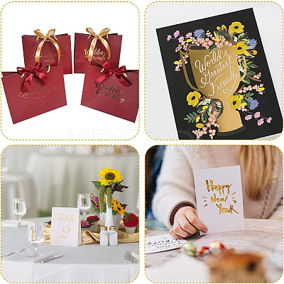 60Sheets 6 Styles PET Stamping Hot Foil Paper DIY-FH0006-10B-1