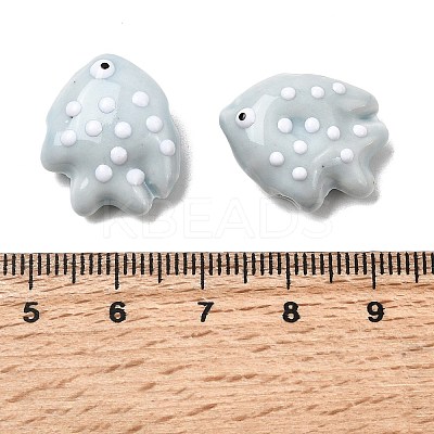 Handmade Porcelain Beads PORC-K010-06I-1