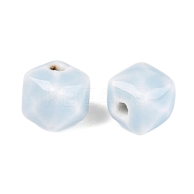 Vintage Handmade Porcelain Beads PORC-N013-18-15-1