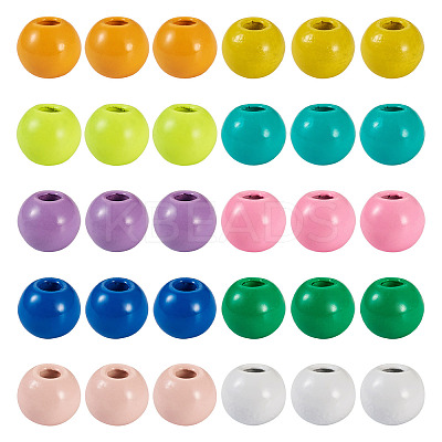 100Pcs 10 Colors Spray Painted Alloy Beads FIND-TA0003-08-1