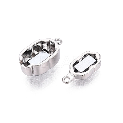 Brass Magnetic Clasps KK-Q074-02P-1