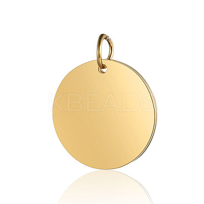 Ion Plating(IP) 304 Stainless Steel Pendants X-STAS-I311-32H-G-1