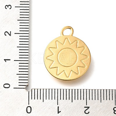 Ion Plating(IP) 304 Stainless Steel Pendants STAS-I321-15G-1