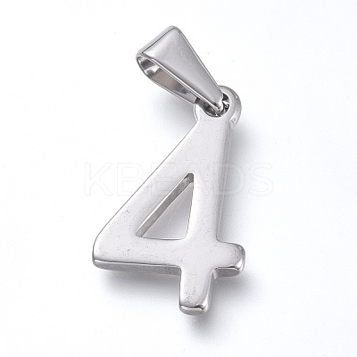 Non-Tarnish 304 Stainless Steel Pendants STAS-L210-05J-P-1