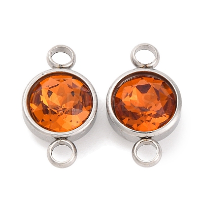 K9 Glass Connector Charms GLAA-G017-P14-1