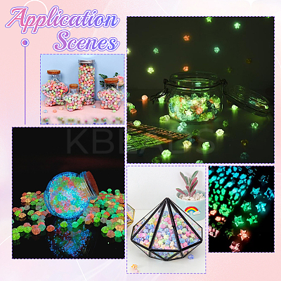 4Sets Luminous Lucky Star Origami Paper DIY-SC0027-36C-1