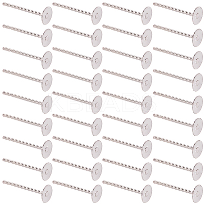 900Pcs 304 Stainless Steel Stud Earring Findings STAS-SC0010-28-1