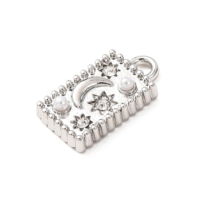 Alloy Rhinestone Charms RB-CBA7F7E-07P-1