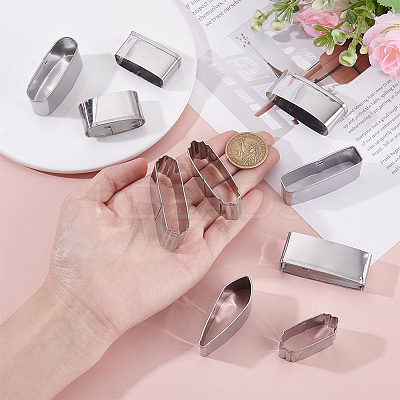 10Pcs Stainless Steel Molds DIY-ME0002-41-1