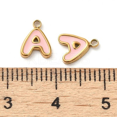 304 Stainless Steel Enamel Charms STAS-L022-292G-A-1