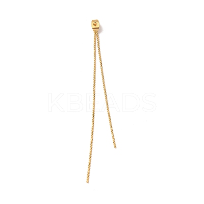 Brass Ball Chain Ear Nuts KK-G510-18G-1