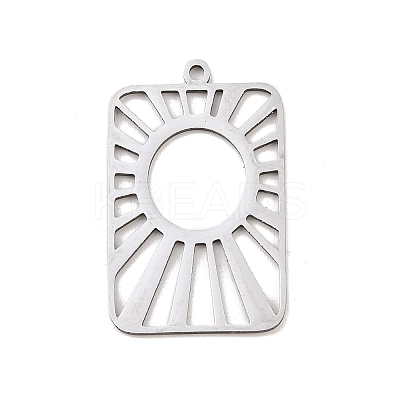 201 Stainless Steel Pendants STAS-I362-01P-04-1