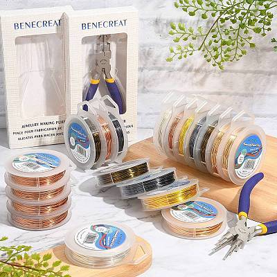 DIY Wire Wrapped Jewelry Making Kits PT-BC0001-47B-B-1