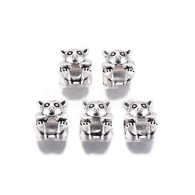 Tibetan Style Alloy European Beads TIBE-S314-98AS-RS-1