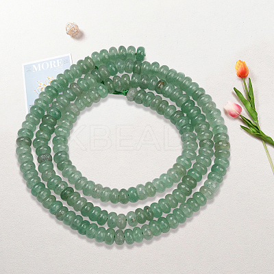 2 Strands Natural Green Aventurine Beads Strands G-PA0001-26-1
