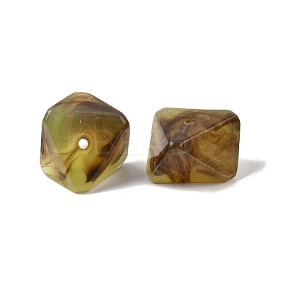 Opaque Acrylic Beads OACR-D320-02M-1