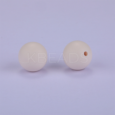 Round Silicone Focal Beads SI-JX0046A-125-1