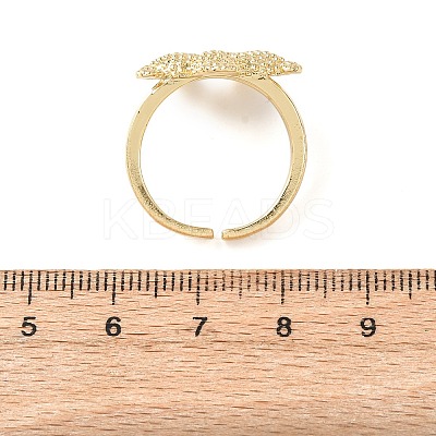 Ocean Brass Cuff Open Rings LS-RJEW-Z129-01G-03-1