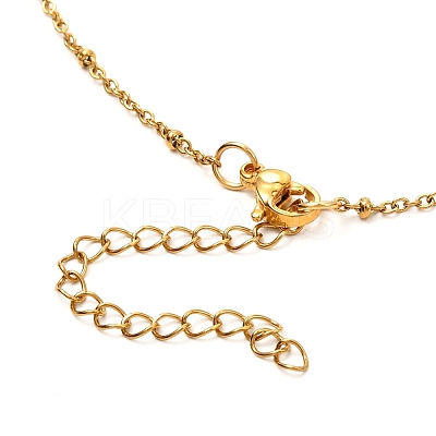 Cowrie Shell & Natural Pearl Pendant Necklace for Teen Girl Women NJEW-JN03717-02-1