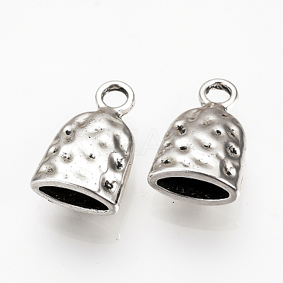 Tibetan Style Alloy Cord Ends TIBE-Q077-28AS-NR-1