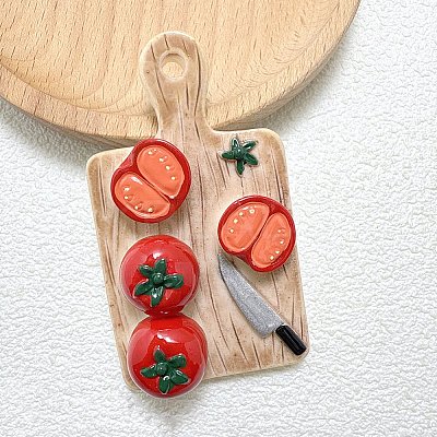 Opaque Resin Pendants RESI-K030-08A-1