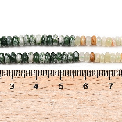 Natural Green Spot Stone & Dyed White Jade & Unakite & Lapis Lazuli & Quartz & Synthetic Shoushan Stone Beads Strands G-Z135-C04-2x4mm-1