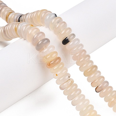 Natural White Agate Beads Strands G-T138-60-1