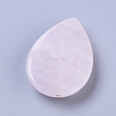 Natural Rose Quartz Cabochons G-L510-13-1