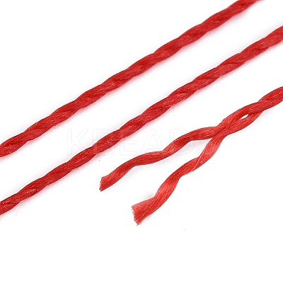 2-Ply Round Waxed Cotton Thread Cords YC-T004-01A-11-1