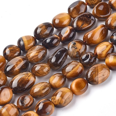 Natural Tiger Eye Beads Strands G-L478-45B-1