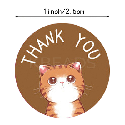 Thank You Stickers Roll STIC-PW0001-120-1