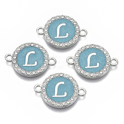 Alloy Enamel Links Connectors ENAM-TAC0003-01S-06L-1