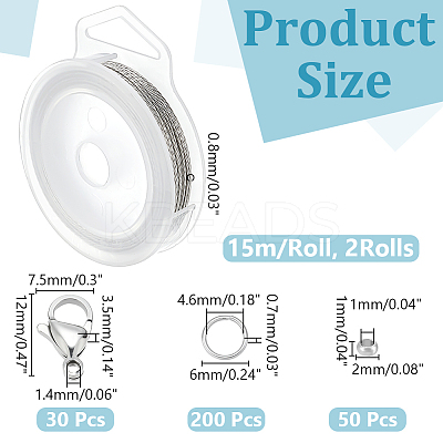 DIY Jewerly Making Findings Kits DIY-WR0004-61B-1