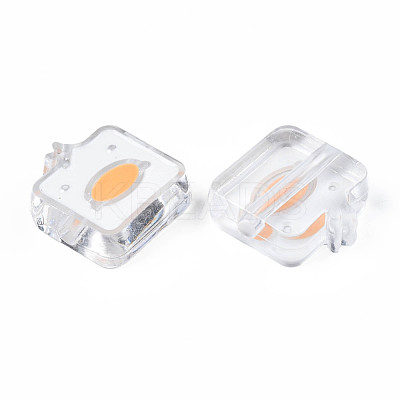 Transparent Acrylic Beads ACRC-S039-09G-1