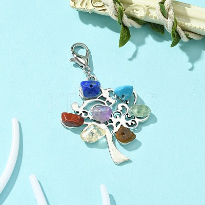 Tibetan Style Alloy Pendant Decorations HJEW-JM01537-02-1