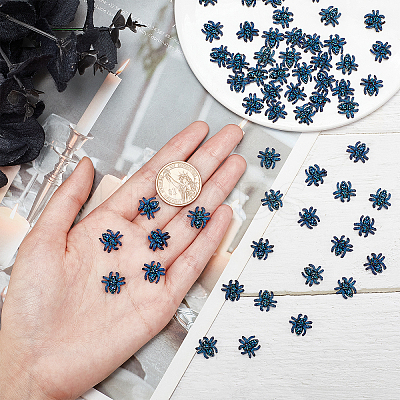 60Pcs Opaque Resin Cabochons RESI-GF0001-07-1