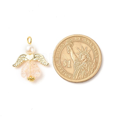 Transparent Acrylic Pendants PALLOY-JF01568-1