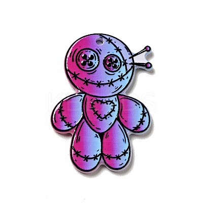 Halloween Printed Acrylic Pendants MACR-G060-01A-1