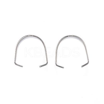 Tarnish Resistant 304 Stainless Steel Snap on Bails STAS-D448-081P-1