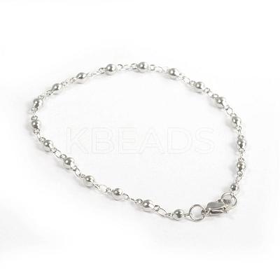 Tarnish Resistant 304 Stainless Steel Bracelets BJEW-D418-06-1