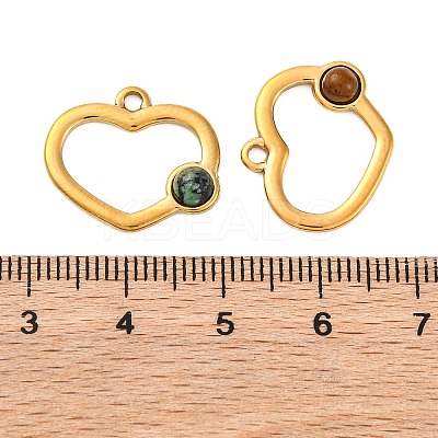 Natural Mixed Stone Pendants STAS-Z100-13G-1