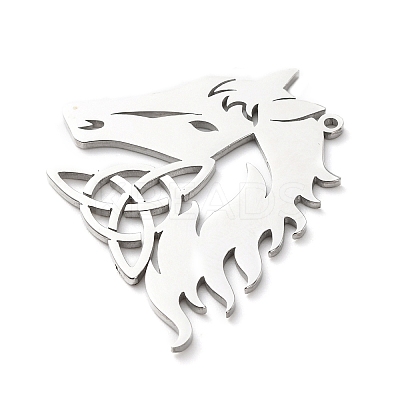304 Stainless Steel Pendants LS-STAS-D202-06P-1