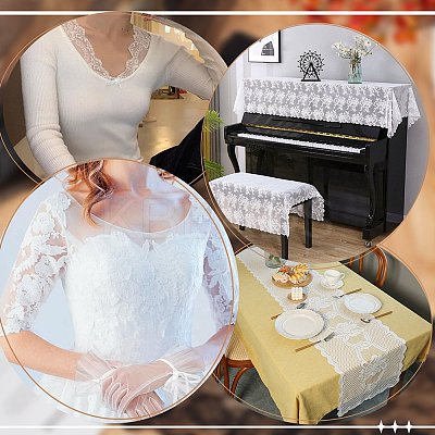 Polyester Lace Trim Ribbon OCOR-WH20006-33A-1