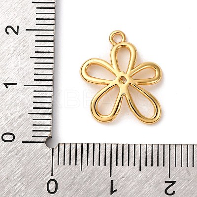 Brass Pave Cubic Zirconia Pendants KK-D371-05G-1