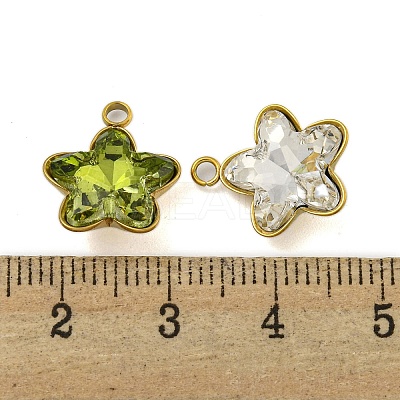Ion Plating(IP) 304 Stainless Steel Charms STAS-U007-15G-1