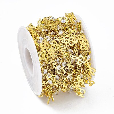 Handmade Brass Curb Chains CHC-F015-18G-1